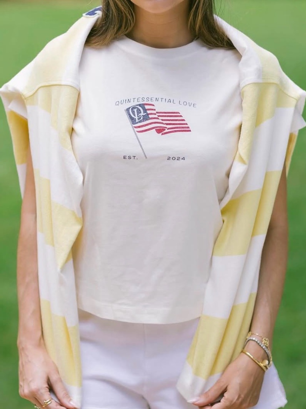 Quintessential Love Flag Tee : Large